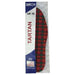 Packaged tartan shoe insert with 'Birch' branding on a white background