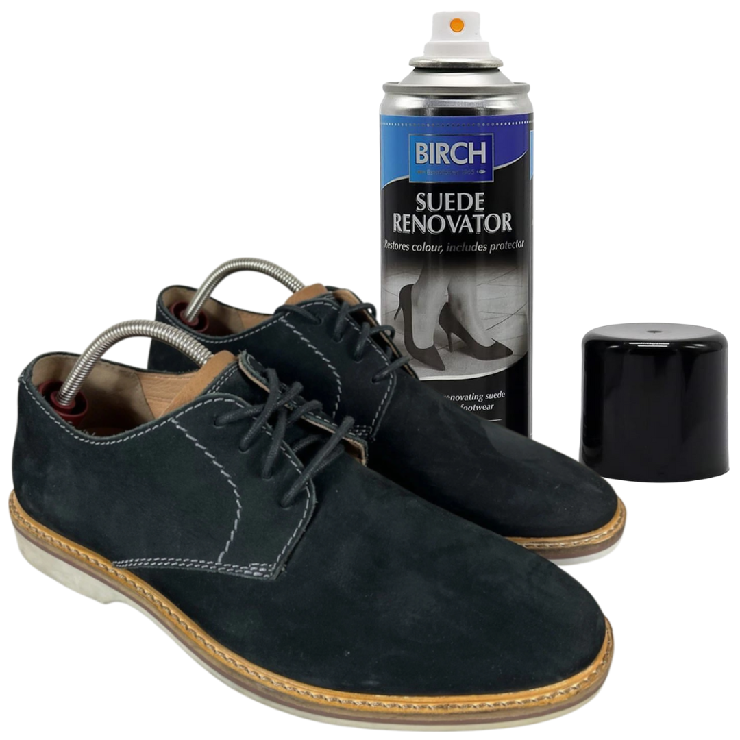 BIRCH Suede Renovator features colour-matched formula that works with suedes unique texture