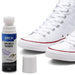 BIRCH whitener restores bright white surfaces on various athletic shoe materials effectively