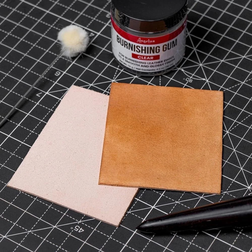Professional leather edge results with Angelus Gum