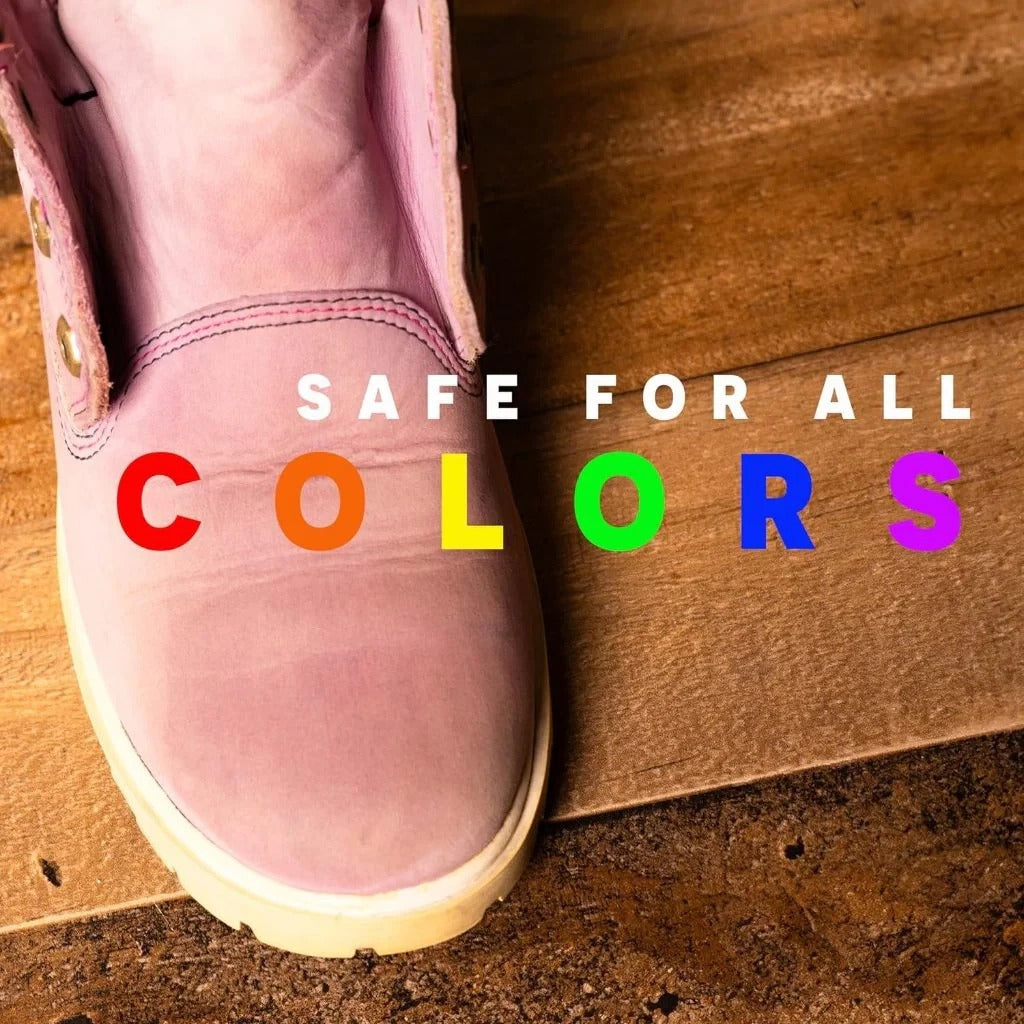 Angelus Suede Renew helps restore original beauty to faded suede and nubuck while maintaining the integrity of delicate materials