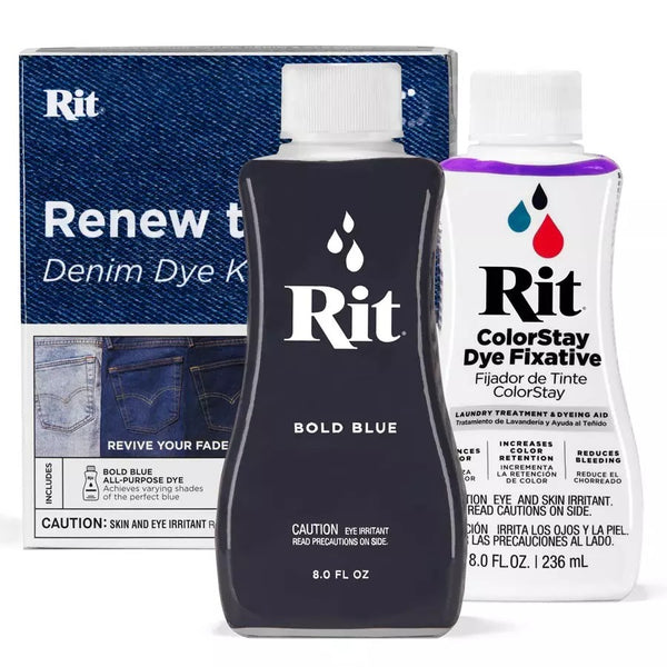 Renew To Blue kit gives new life to faded stained or outdated items with beautiful blue transformation