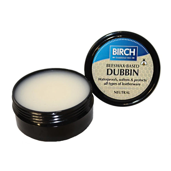 BIRCH Dubbin Neutral 85ml provides traditional waterproofing with time-tested formula for leather protection