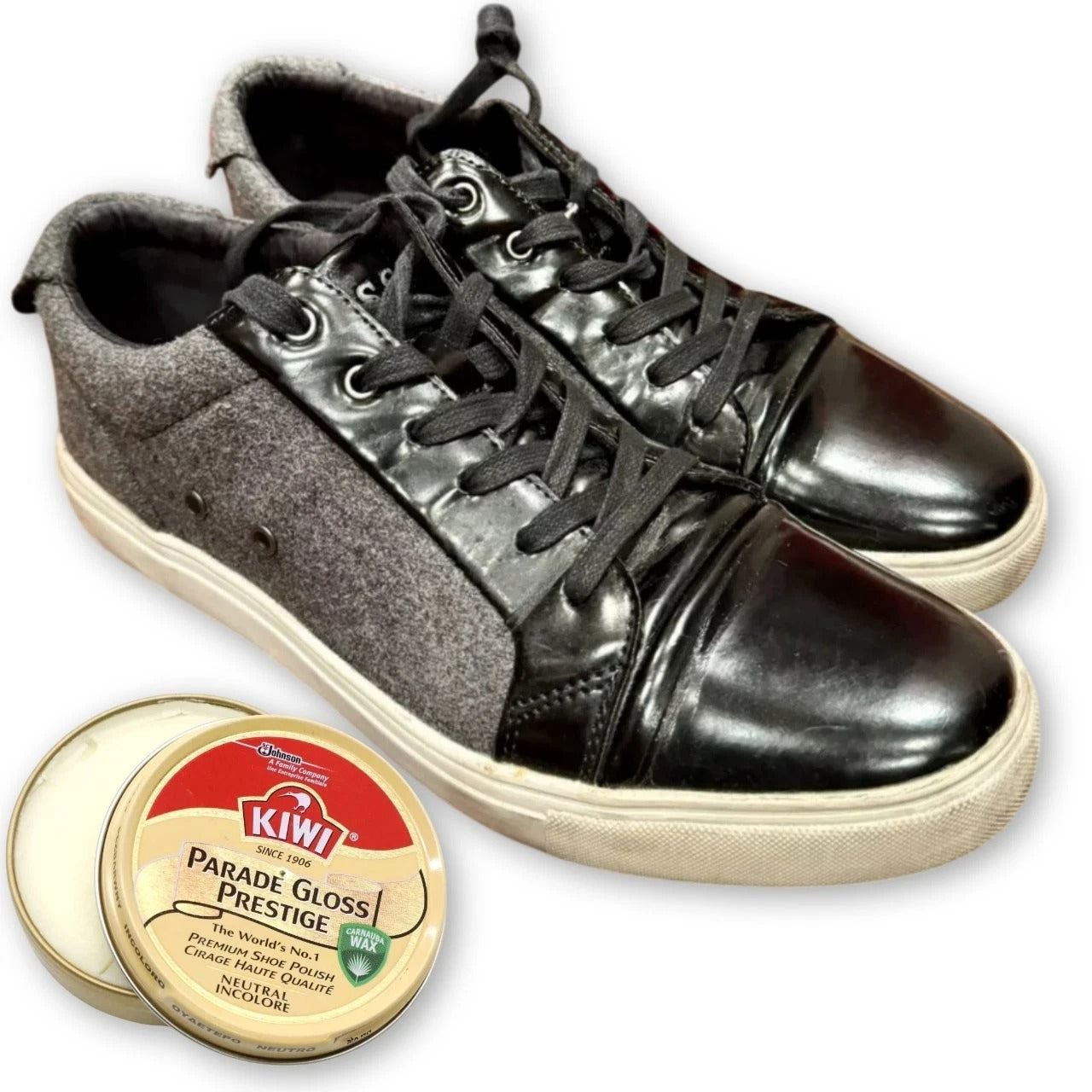 Kiwi Parade Gloss Prestige Polish provides conditioning benefits while creating spectacular surface sparkle shine