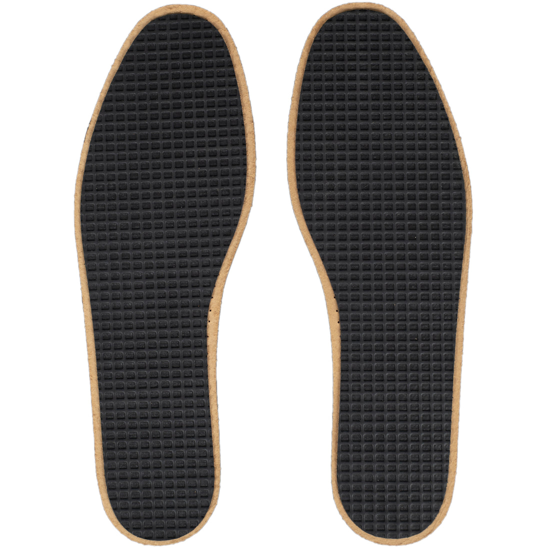 Premium vegetable tanned leather insoles for gentlemen's formal footwear