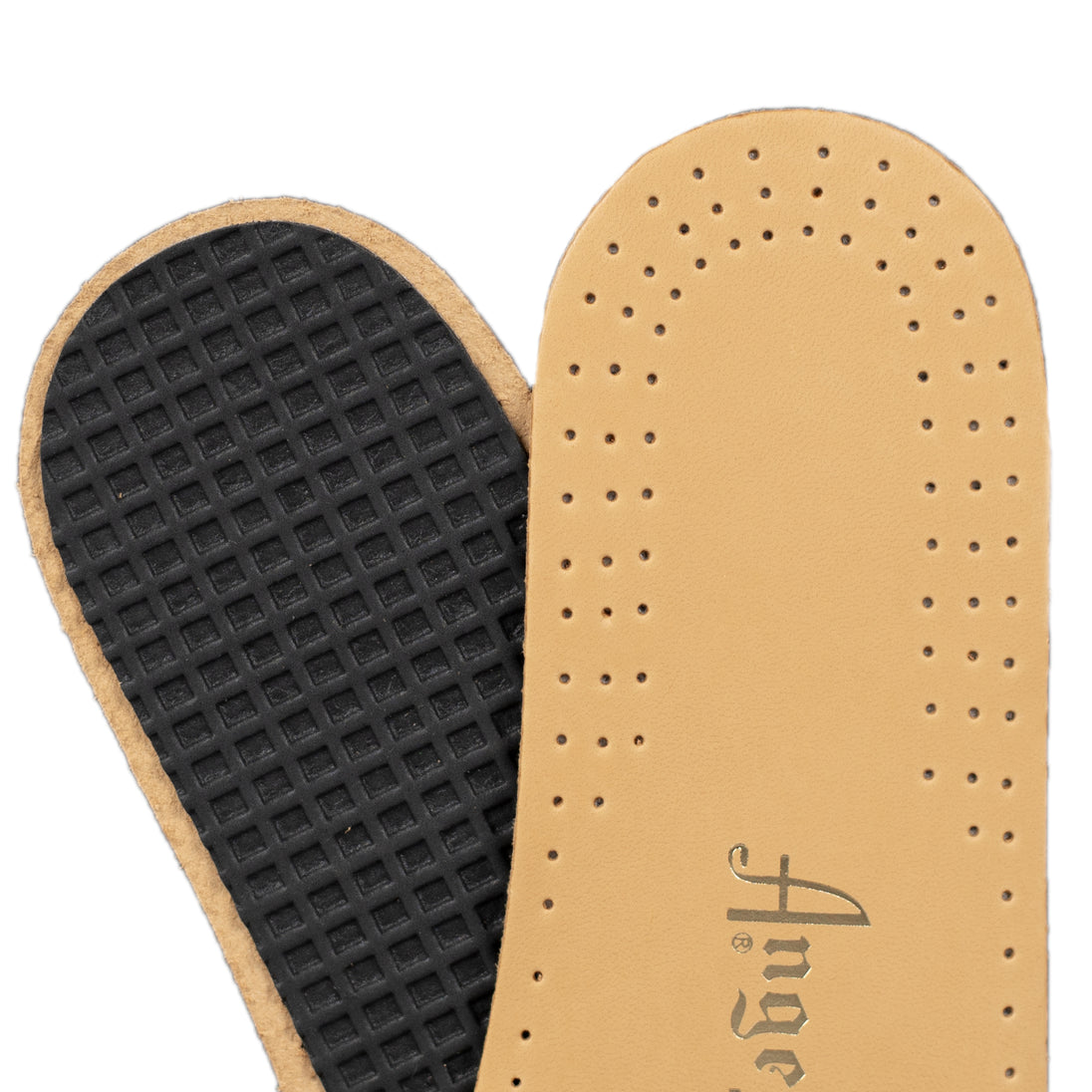 Anti-slip men's insoles with odour elimination for work boots and dress shoes