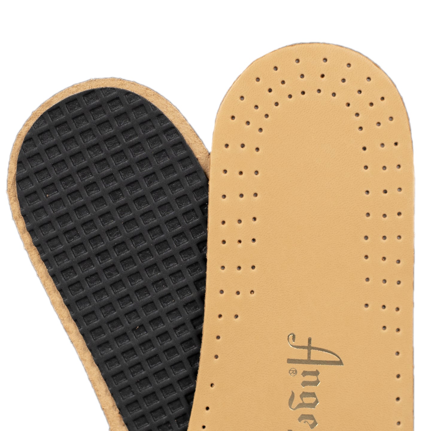 Anti-slip men's insoles with odour elimination for work boots and dress shoes