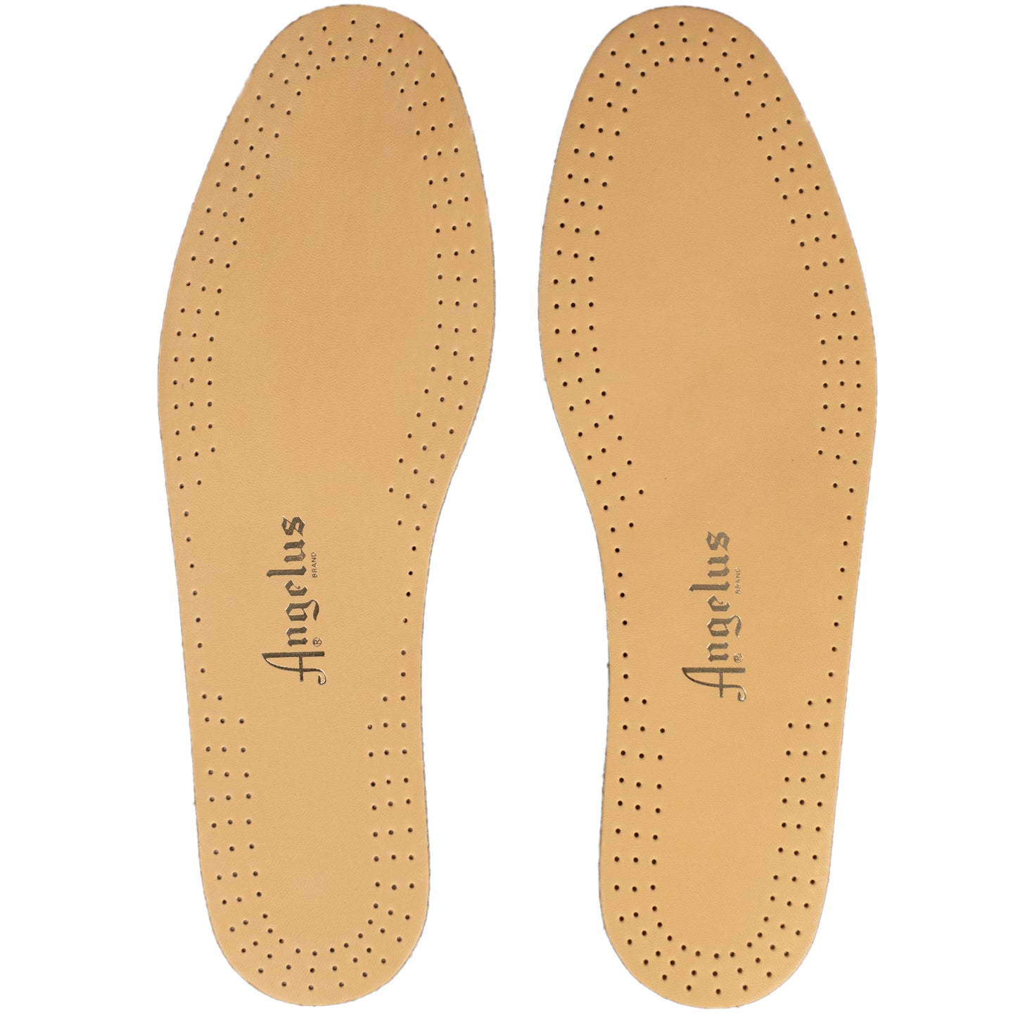 Women's leather shoe insoles with active carbon for freshness in flats