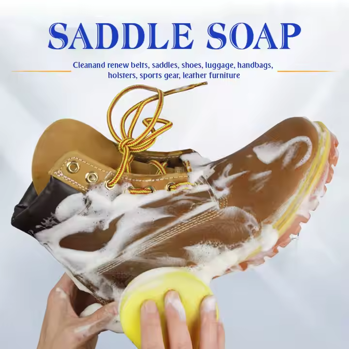 TRG Saddle Soap removing grime and sweat while conditioning leather to prevent drying and cracking