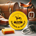 Creamy Fiebing's Saddle Soap formula in 3oz container for gentle leather cleaning