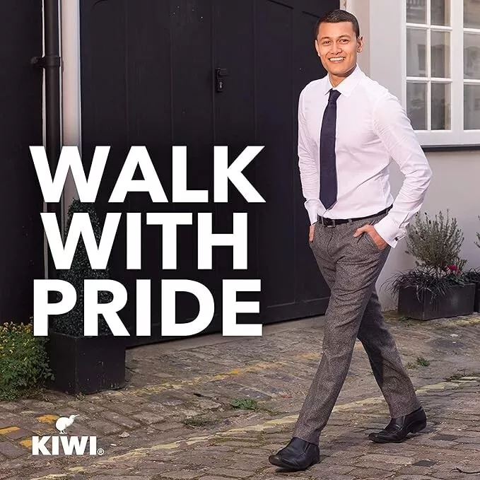 Kiwi Shine & Protect 75ml neutral sponge provides quick maintenance and appearance refreshment for all leather colours