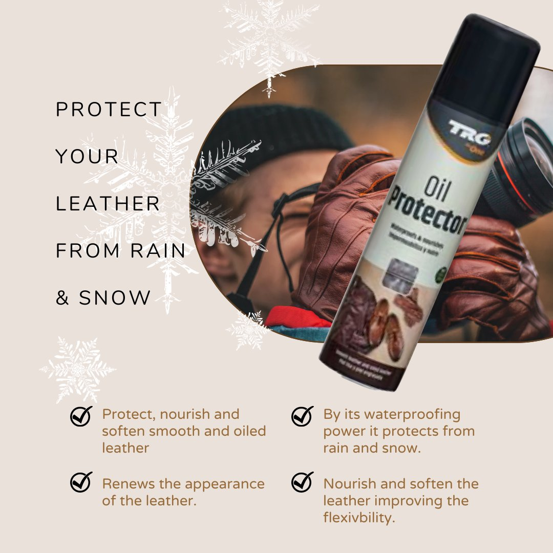 Protective coating application with TRG Oil Protector spray for oil and grease stain prevention on materials