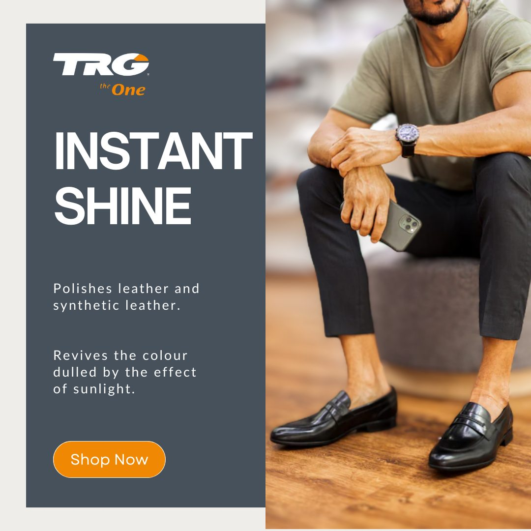 TRG Instant Shine aerosol providing immediate shine maintenance between proper polishing sessions