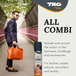 Professional application of TRG All Combi spray for efficient multi-surface cleaning and leather care