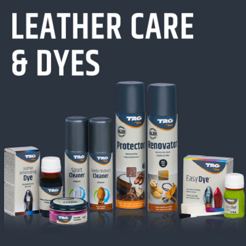Using TRG Black Dubbin for traditional leather protection that darkens and nourishes black leather