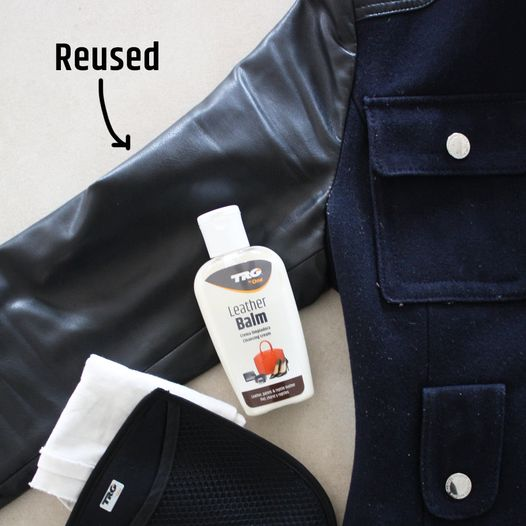 TRG Leather Balm conditioning leather without colour alteration for universal application use