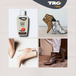 TRG Leather Balm application for intensive conditioning of dry or aged leather requiring nourishment