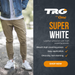 TRG Superwhite in use restoring new shoe brightness to faded white leather shoes and sneakers