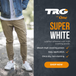 TRG Superwhite in use restoring new shoe brightness to faded white leather shoes and sneakers