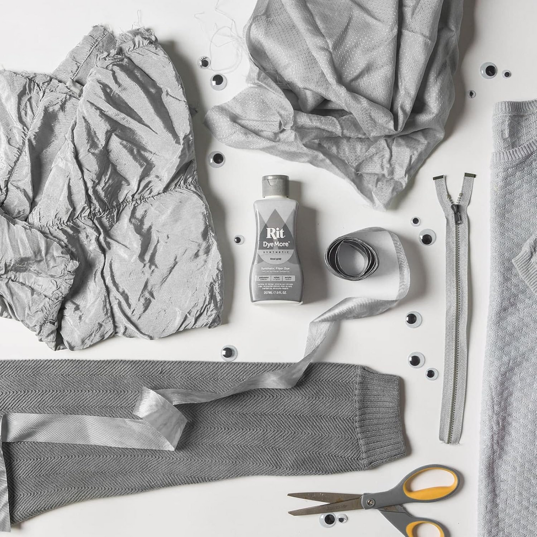 Rit DyeMore Liquid Dye offers easy measurement for synthetic fabric dyeing projects