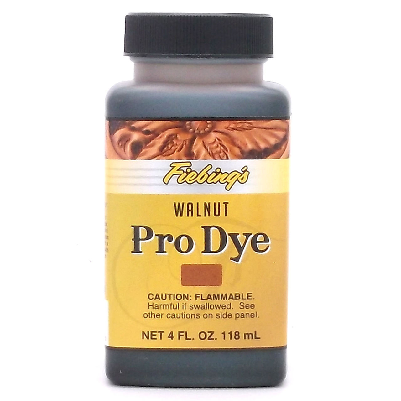 Walnut Fiebing's Pro Dye modern formula makes leather colouring accessible to all skill levels