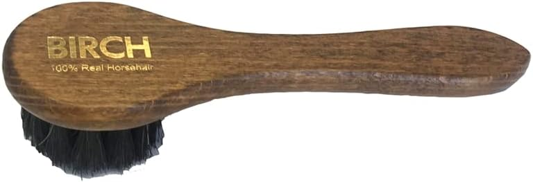 The dauber shape of BIRCH horsehair brushes is perfect for intricate designs and detailed polishing work