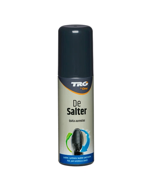 TRG De Salter 75ml removes salt stains and rings from leather shoes and boots after winter exposure