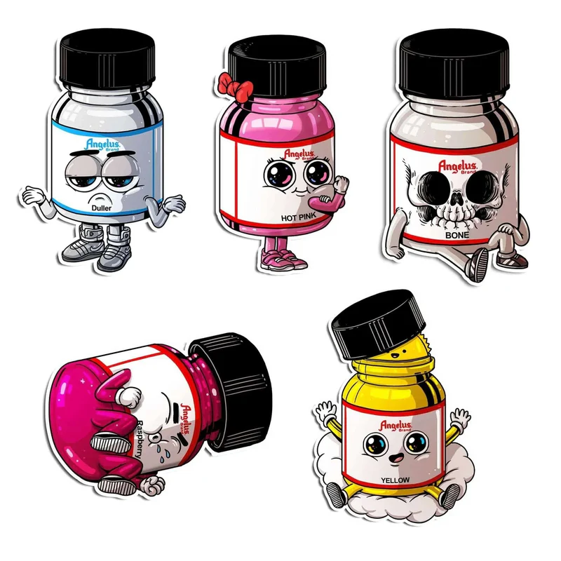 Angelus Sticker Pack #4 by Alex MDC featuring exclusive final designs to complete your custom culture art collection