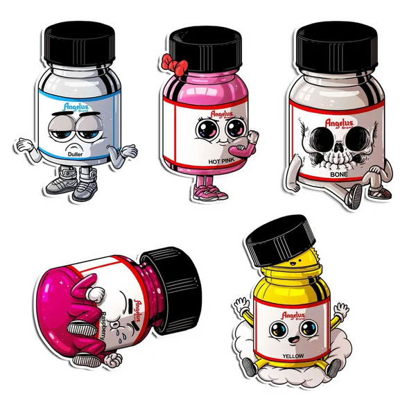 Angelus Sticker Pack #4 by Alex MDC featuring exclusive final designs to complete your custom culture art collection