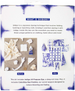 Indigo Shibori kit includes authentic dye binding materials and detailed instructions for traditional patterns