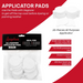 Multi-use Angelus applicator pads essential for applying preparer and conditioner in leather craft and shoe restoration projects