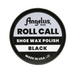 Black shoe wax polish providing exceptional moisture protection while maintaining brilliant shine on leather