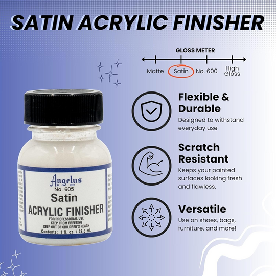 Professional satin results with Angelus 605