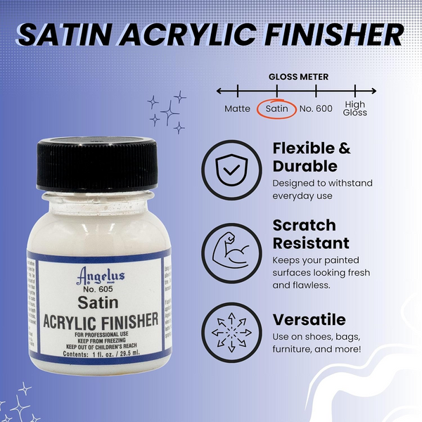 Professional satin results with Angelus 605