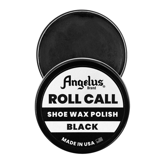 Angelus Roll Call Military Grade Black Shoe Wax Polish 60ml meeting rigorous military presentation standards