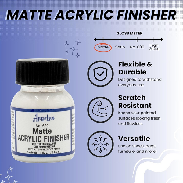 Professional results with Angelus 620 Matt Finisher