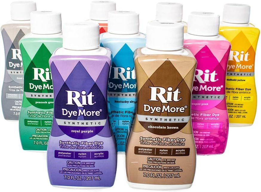 Achieve successful dyeing results on synthetics with specialized Rit dye formula