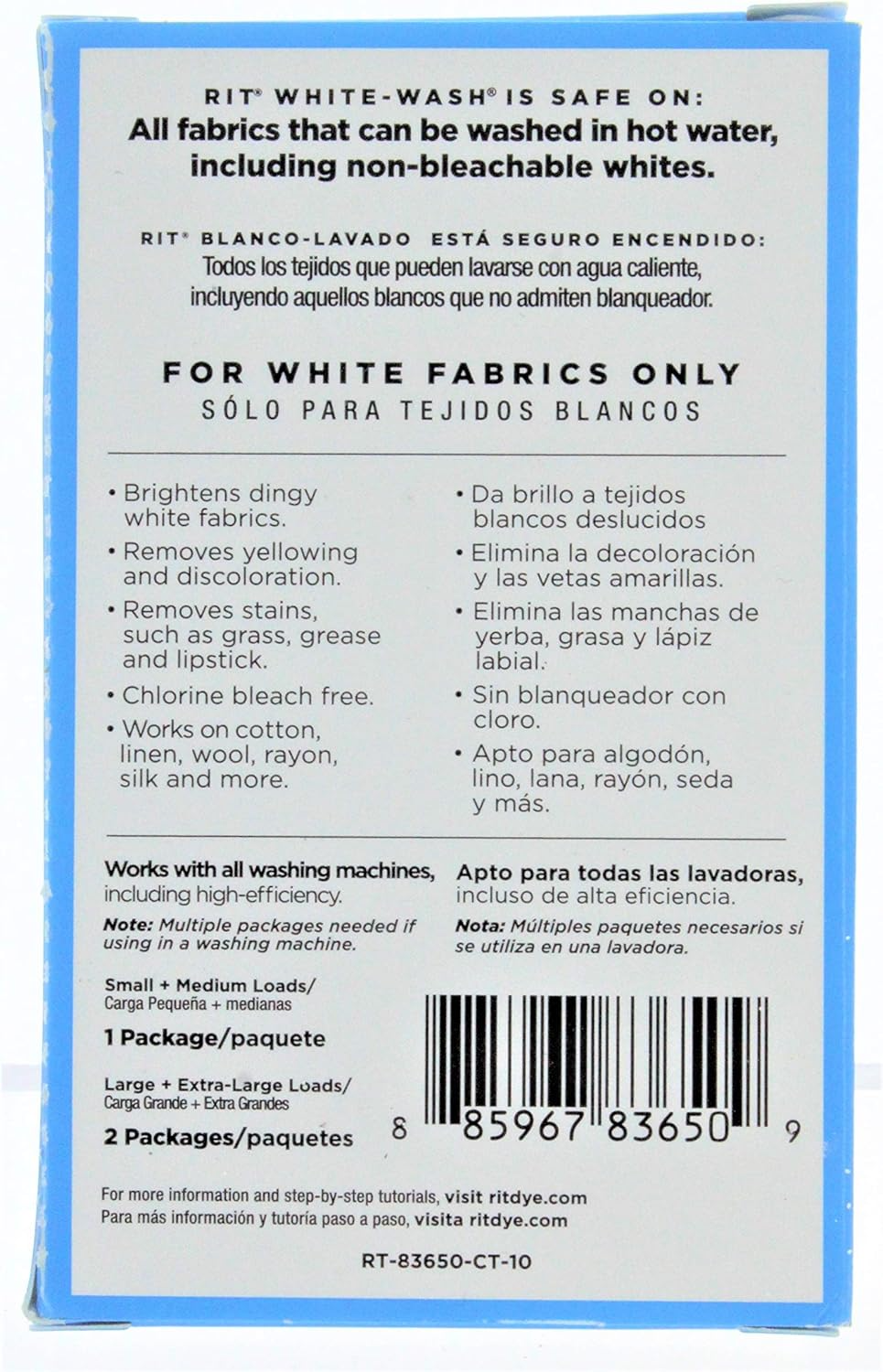 Achieve controlled bleach effects for distressed vintage looks with white-wash powder