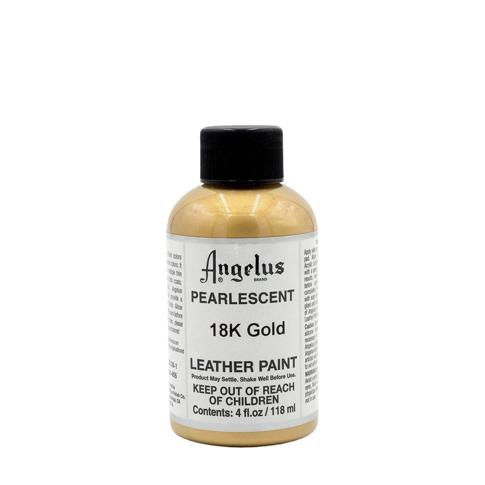 Angelus 18k Gold 4oz bottle for extensive custom sneaker art projects