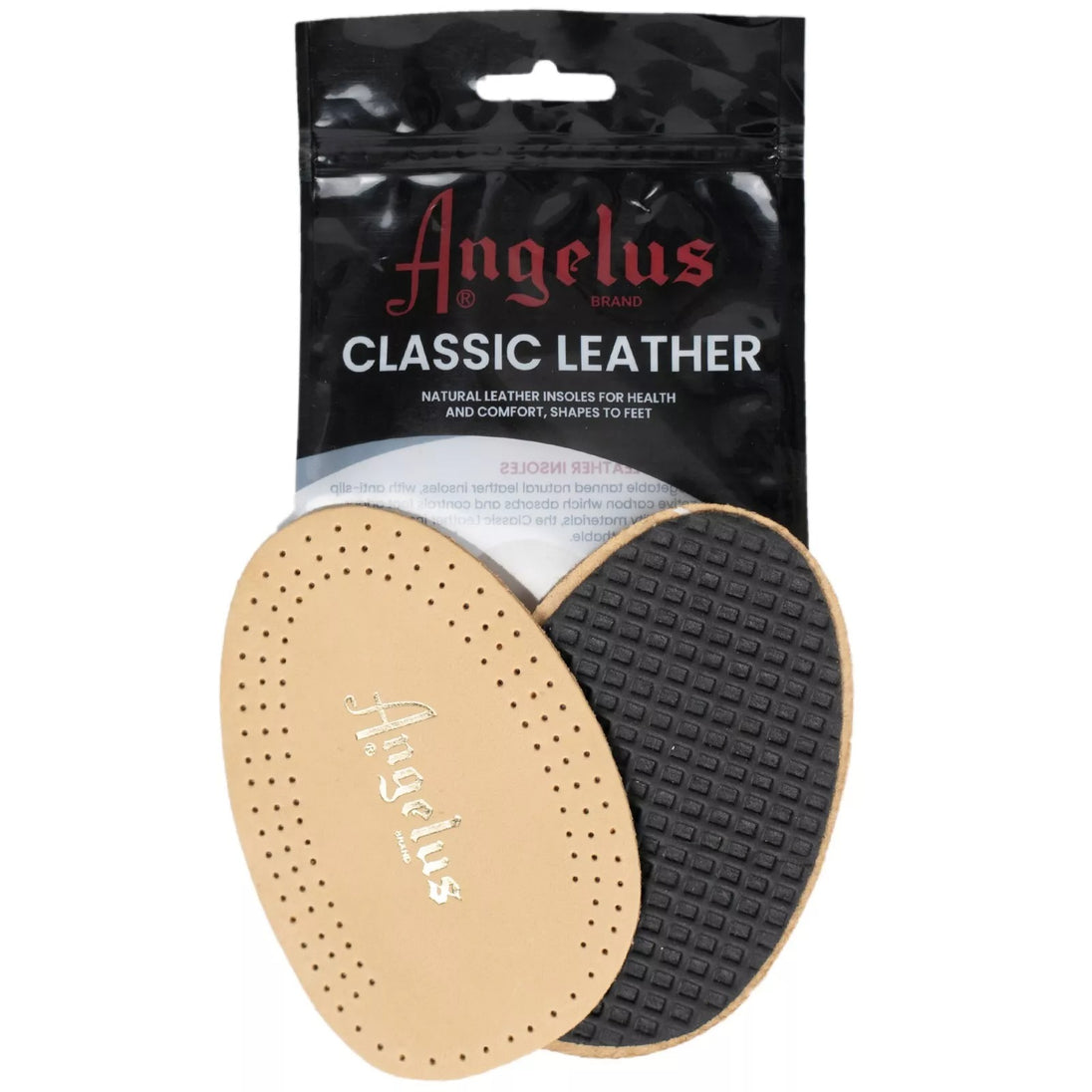 Angelus Classic Leather Half Insoles in EU 36/37 size with vegetable tanned leather that shapes to your foot over time