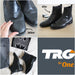 Condition and maintain leather shoes with TRG professional shoe cream in a 50ml dumpi jar for optimal colour care