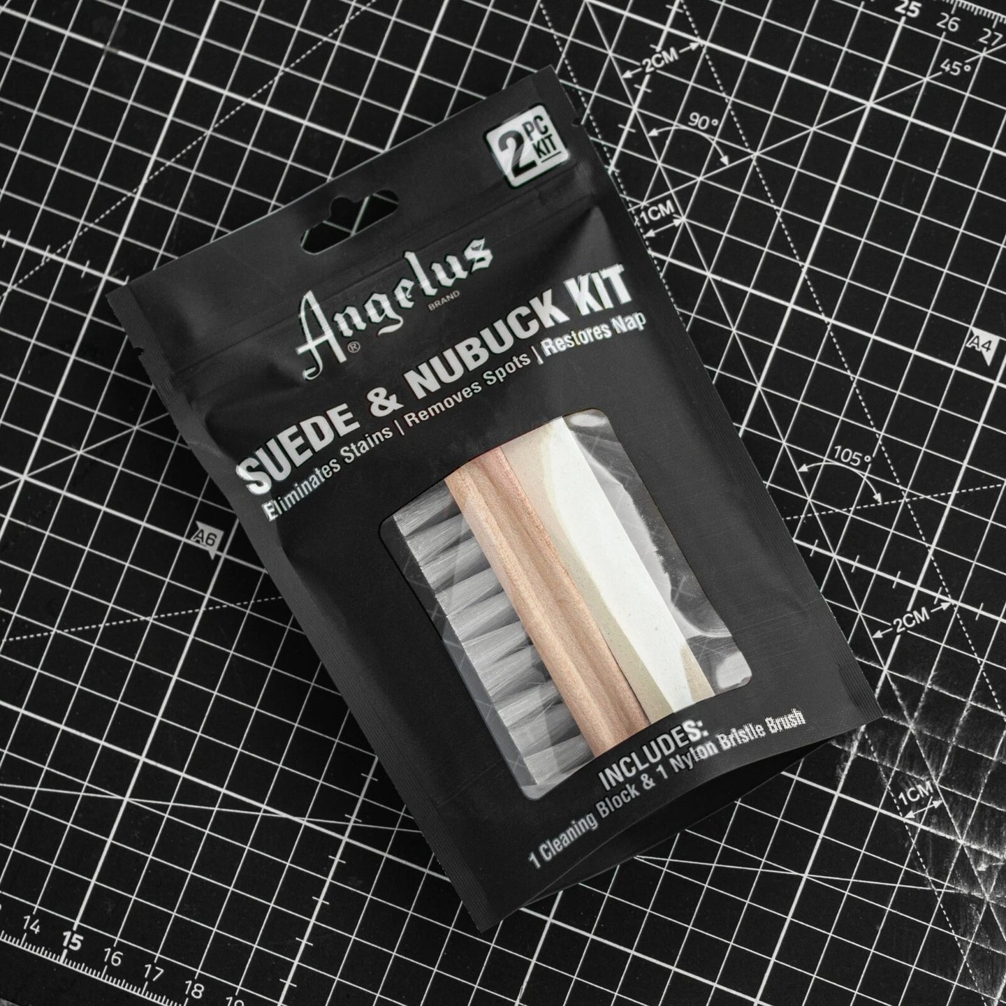 Keep your suede and nubuck items looking factory fresh with professional cleaning kit designed for sensitive material surfaces