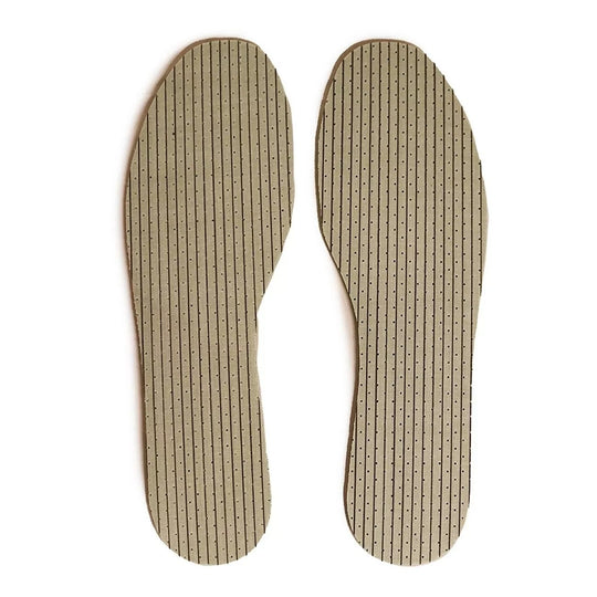 Experience versatile style comfort with BIRCH womens pine insoles providing natural cushioning and effective odour control for various shoe types