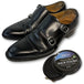BIRCH Traditional Shoe Polish in Black provides a clear protective shine that conditions leather without altering its colour