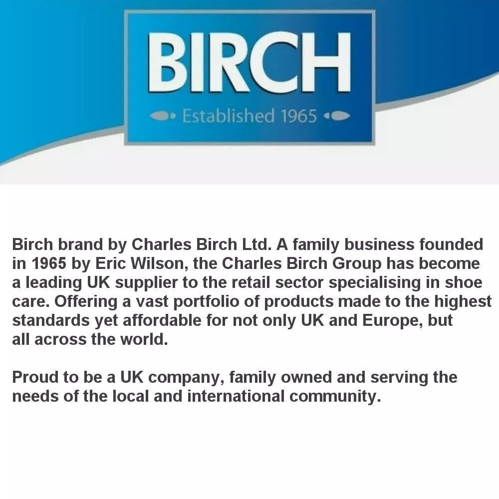 BIRCH Renovating Shoe Polish bringing new life to tired leather shoes and goods