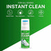 100ml Angelus instant cleaner features a blue gel that turns white as it works showing the cleaning action on your shoes