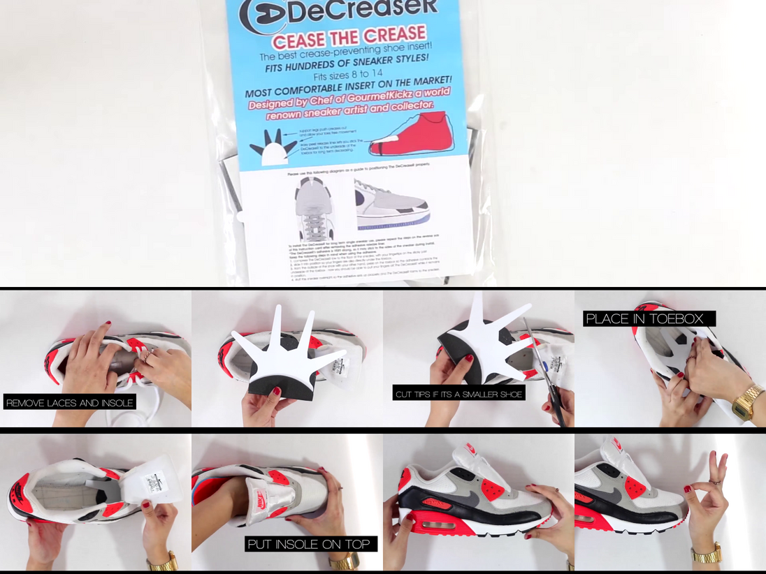 Preserve your footwear investment with the Angelus Decreaser Kit designed to maintain structural integrity and prevent unsightly toe creasing