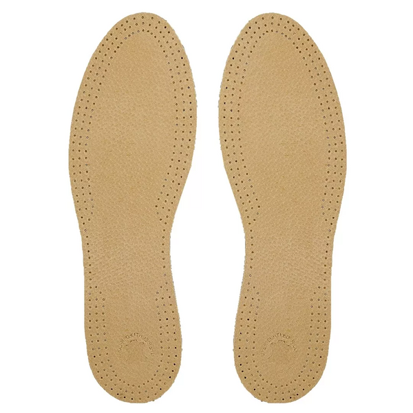 one size BIRCH leather insoles for women can be trimmed to fit offering personalised support and breathability
