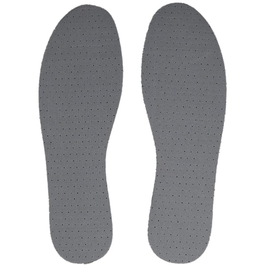 Dual-layer latex foam insoles with active carbon technology for odour control