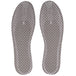 Customisable latex insoles showing anti-slip design and trim-to-fit edges